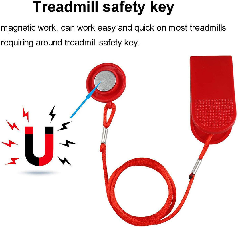 ivee international Magnetic Treadmill Running Machine Safety Key Security Switch Treadmill Running Machine Safety Key(Red)