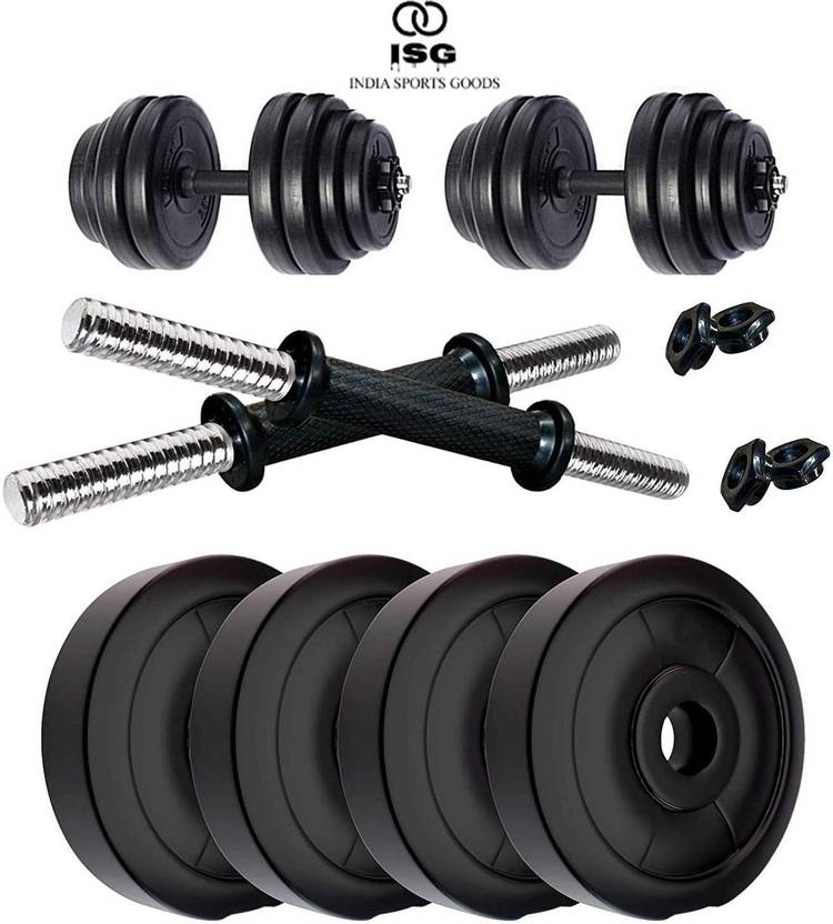 ISG India Sports Goods 20Kg, Adjustable Dumbbell Adjustable Dumbbell