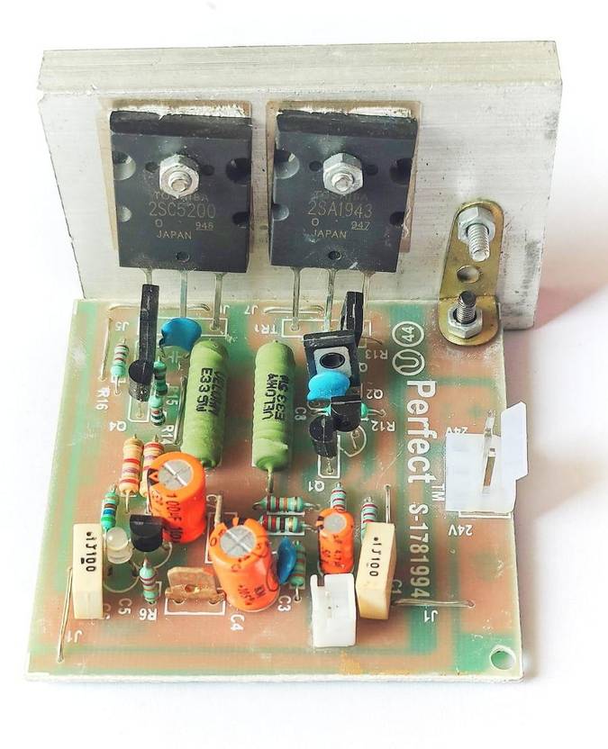 M V COLLECTION 150 WATTT MONO AMPLIFIER BOARD 2SC5200 , 2SA1943 WITH