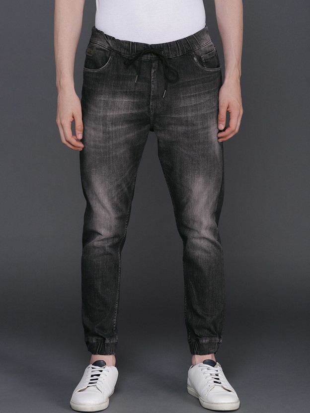 WROGN Jogger Fit Men Black Jeans - Buy 