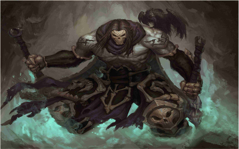 Darksiders Game Wall Poster For Room With Gloss Lamination M40 Paper Print(12 inch X 18 inch, Rolled)