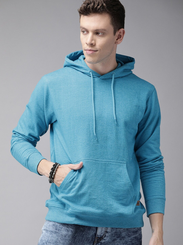 Sleeve Solid Men Sweatshirt 