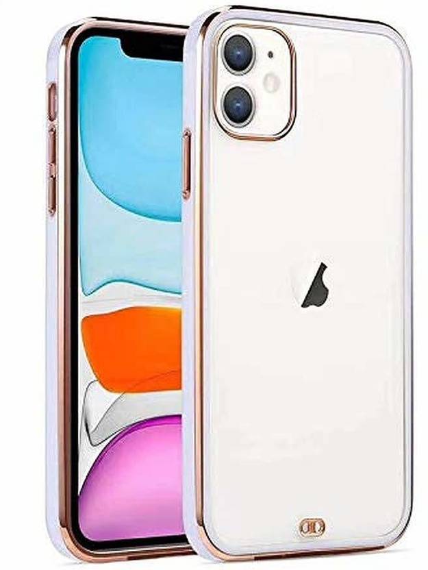 ELEF Back Cover for Apple iPhone 8 Plus Ultra Slim Luxurious Electroplated Square Edges Design