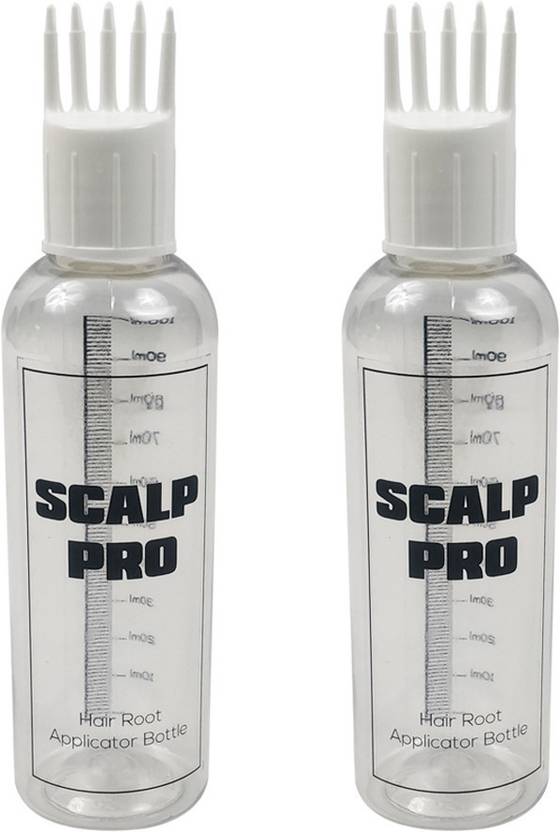 Scalp Pro Hair Root Applicator Bottle with Comb Cap for Applying Hair