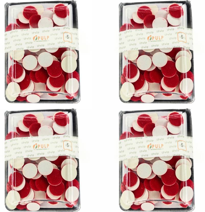 iPulp International Indian Bindi Store Plain Bindi (Size 5) / Red Bindi