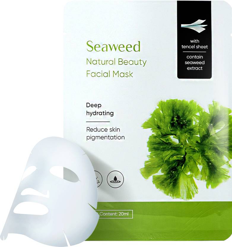 MINISO Natural Beauty Facial Mask(Seaweed) Price in India, Buy MINISO