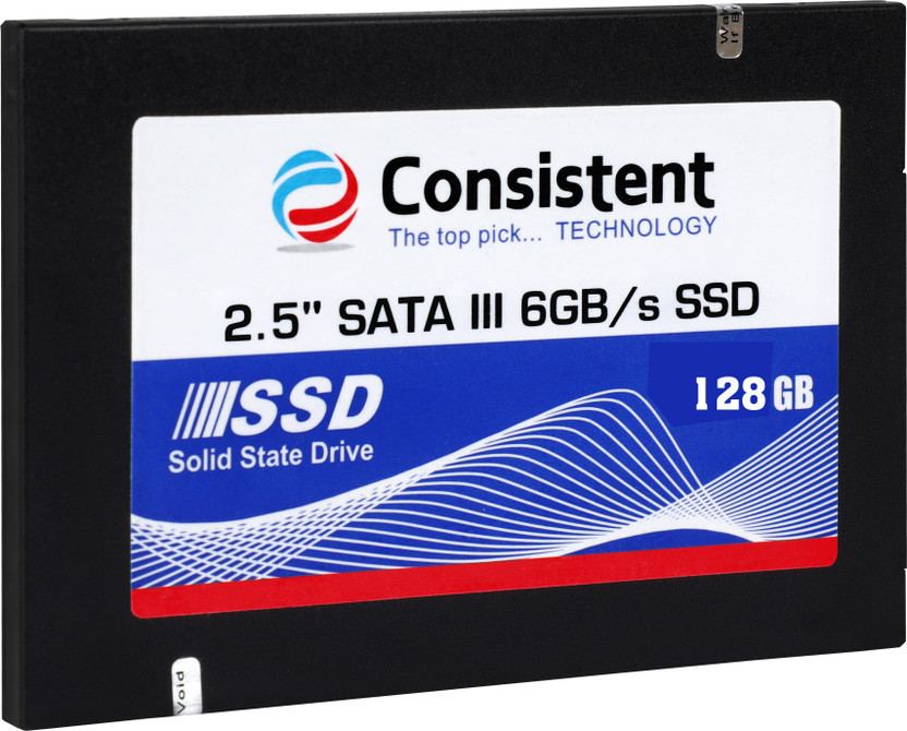 Consistent (CTSSD128S6) 128 GB Laptop, Desktop, All in One PC's Black SATA Internal Solid State Drive (SSD) (S6)(Interface: SATA, Form Factor: 2.5 Inch)
