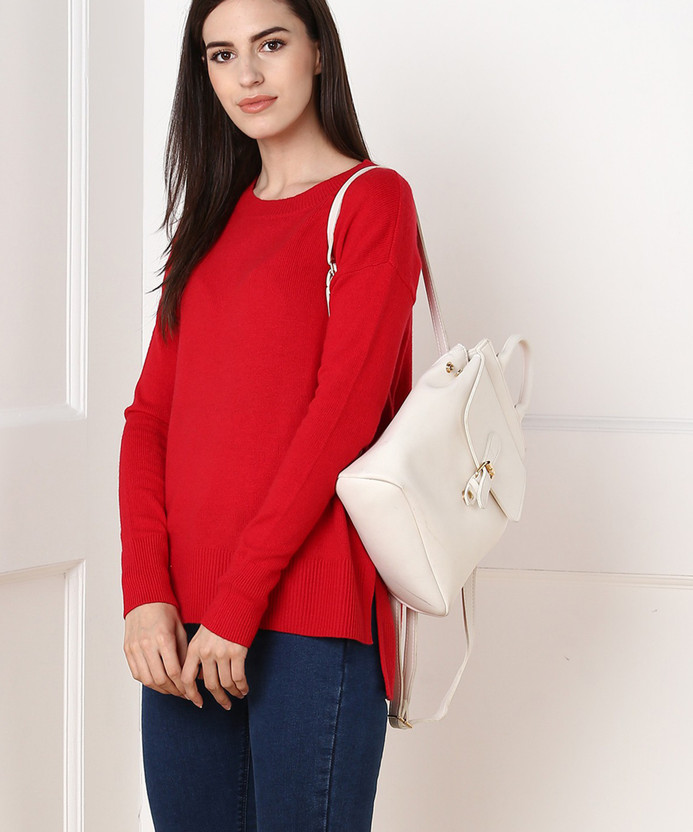 gap red sweater women's