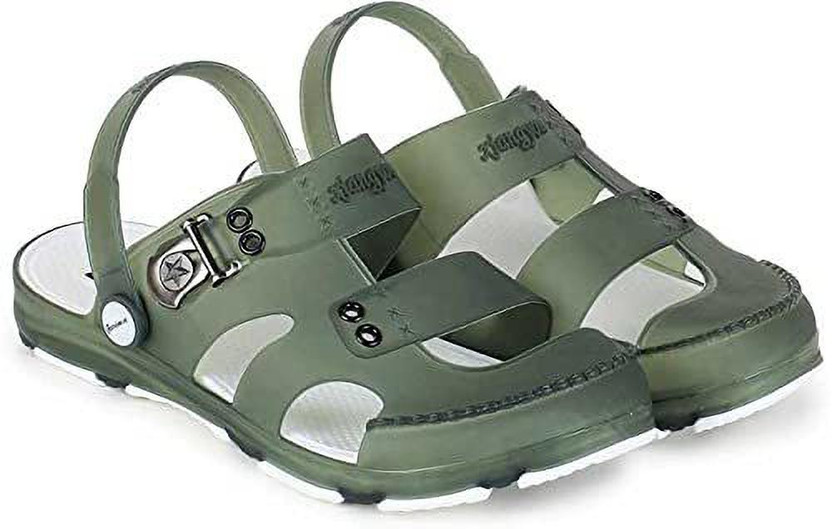 Shankar Enterprises Men Green Sandals 