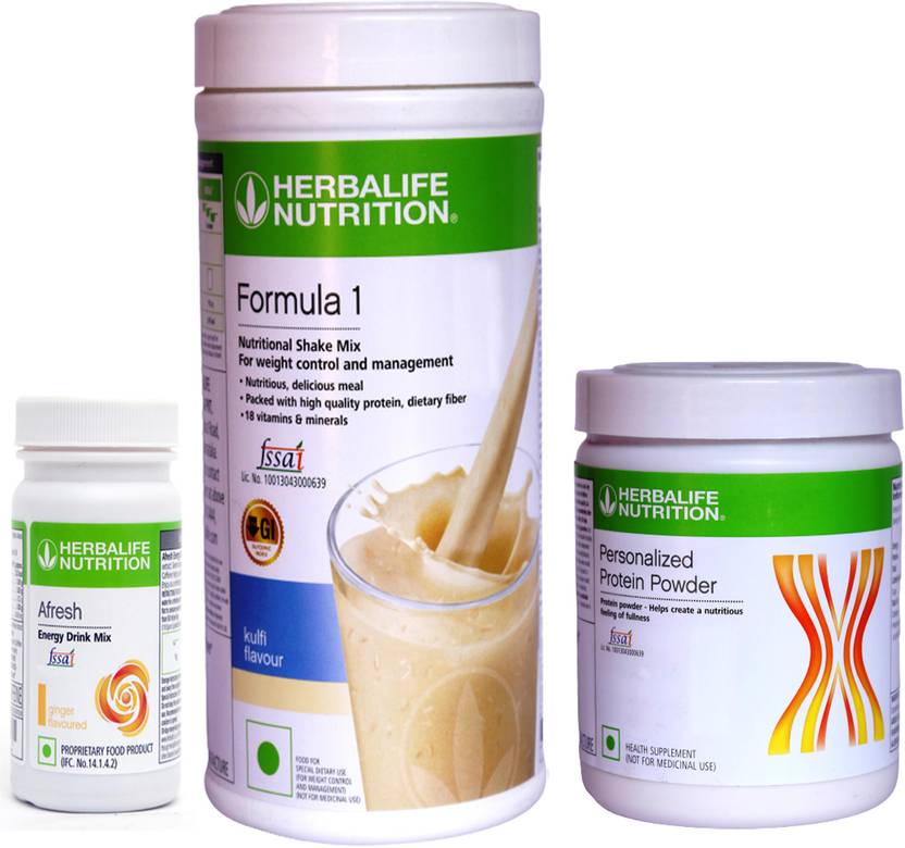 HERBALIFE Weight Loss Combo ( Afresh Energy Drink Mix Ginger Flavor + Formula 1 Nutritional