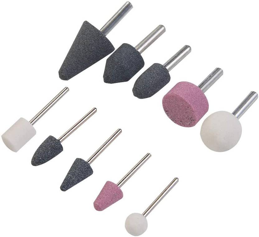 Vikas 6 Mm 3 Mm Mounted Stone Cylinder Head Nail Abrasive Rotary Tools