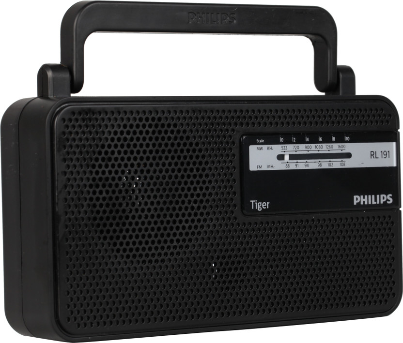 Philips Radio RL191/94 with MW/FM Bands, 180mW RMS Sound output(Black)