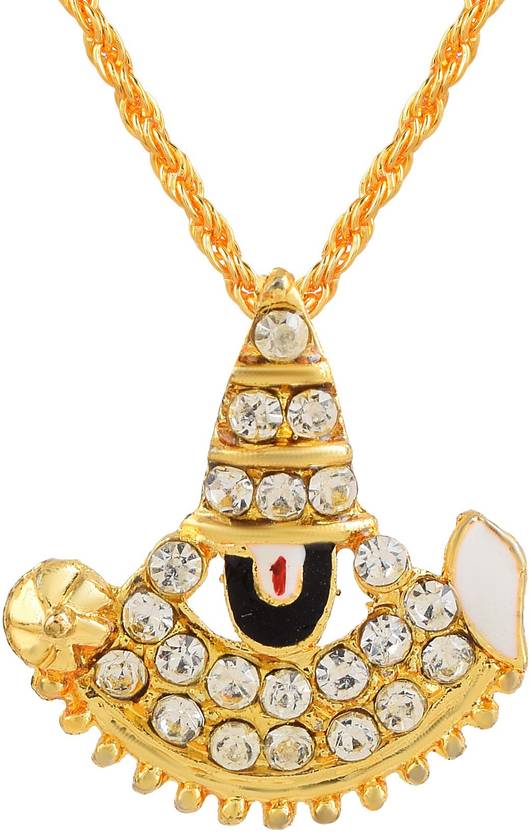 Lord venkateswara gold pendant clearance