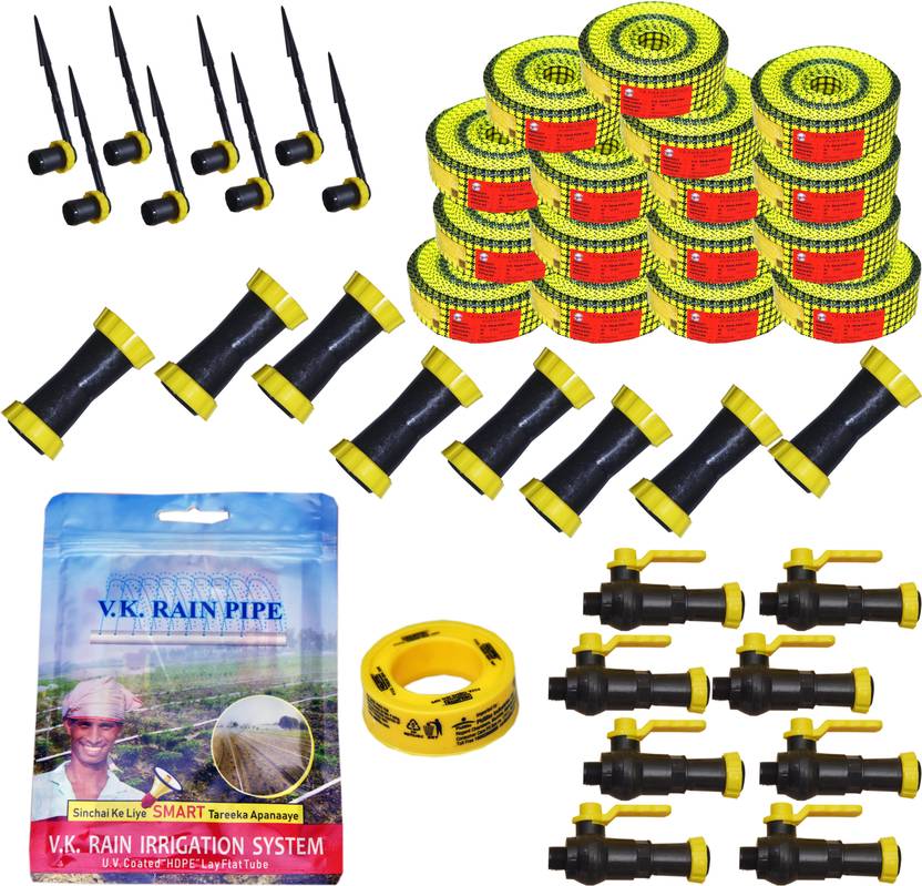 VK Sarvottam Rain Pipe irrigation System PRO Compatible with HDPE sprinkler Quick Coupled 3000