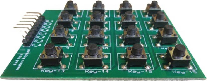 ScienceLab Technosolutions Hex keypad 4x4 matrix keypad for Arduino and ...