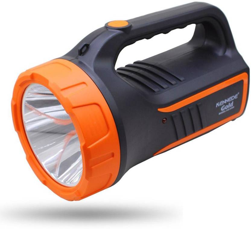 KENNEDE Gold High Power Long Distance 75 W Rechargeable LED Torch