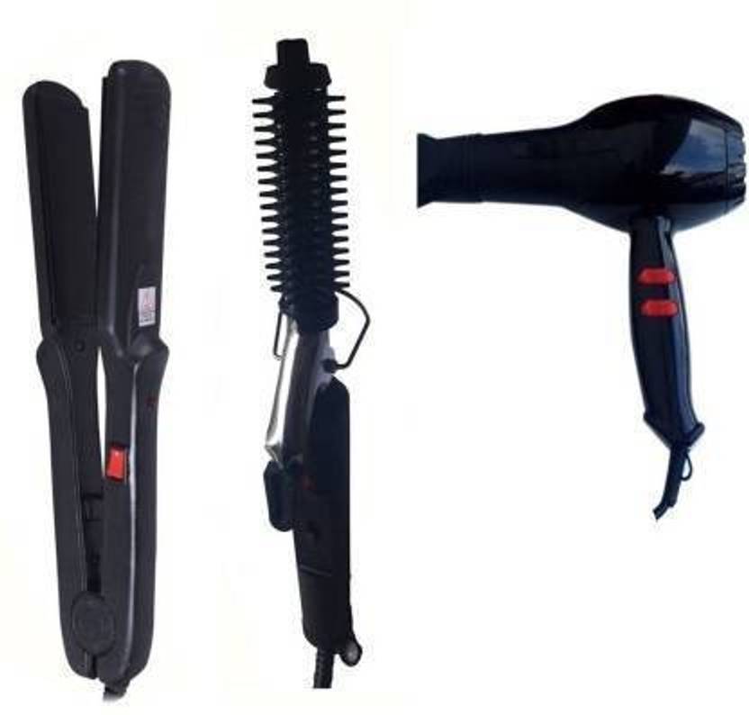 fivme Combo of 3 Hair Straightener + Hair Curler & Dryer Personal Care