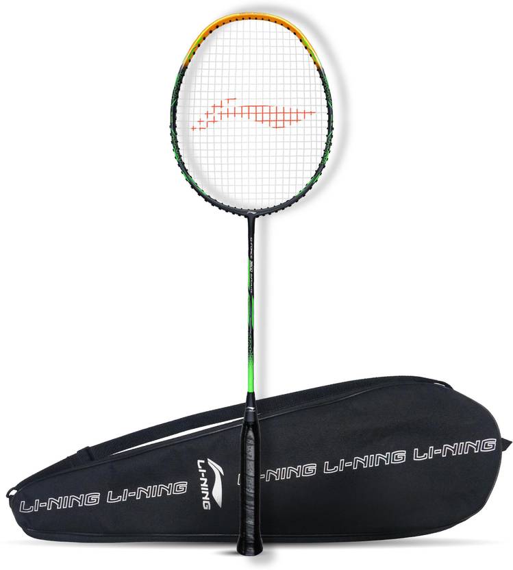 LINING GForce 3600 Superlite Grey, Gold Strung Badminton Racquet
