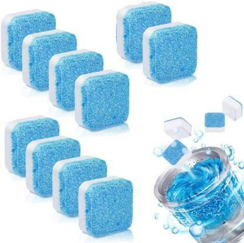 Livic Livic Washing Machine Deep Cleaner Effervescent Tablet for All Company’s Front and Top Load Machine, Descaling Powder Perfectly Cleaning of Tub & Drum Stain Remover Washer Dishwashing Detergent Deep Cleaning Detergent Effervescent Tablet for Perfectly Cleaning of Tub/Drum Laundry Fresh No Smell Home - Flipkart Deal