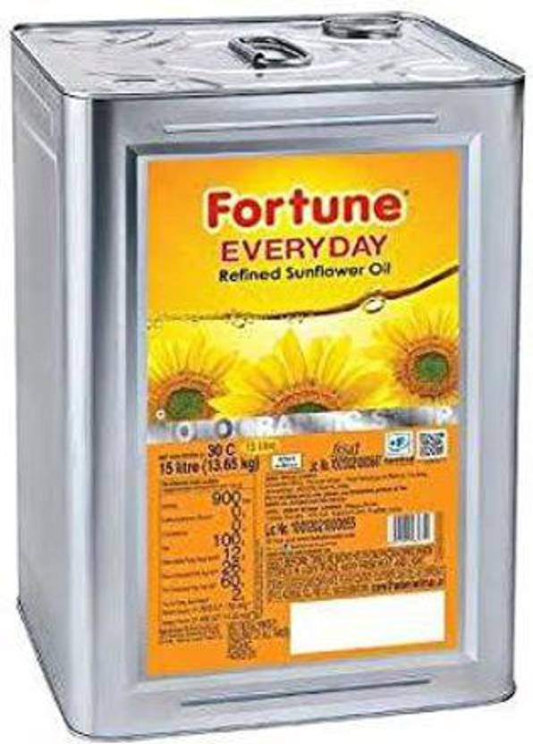 Fortune Sunflower Oil 15 Ltr Sunflower Oil Tin Price in India Buy