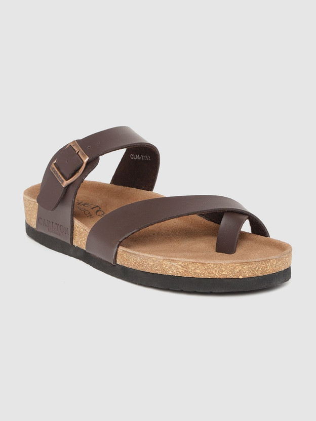 CARLTON LONDON Men Brown Sandals - Buy 