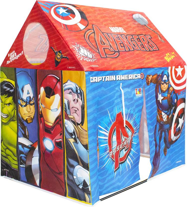 MARVEL Avengers Role Play Pipe Tent House for Kids Avengers Role Play