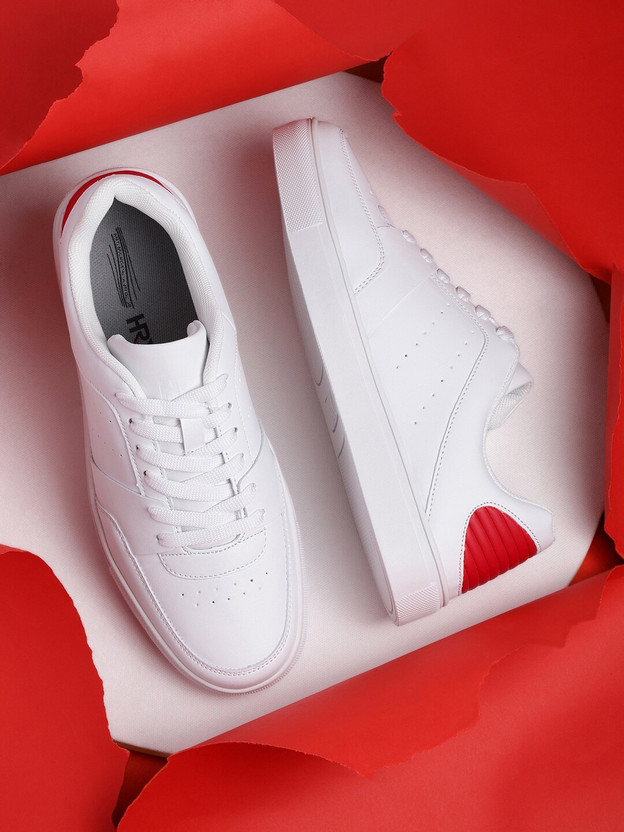 HRX by Hrithik Roshan Men White Red 
