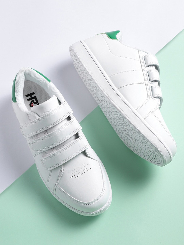 Mens white velcro sneakers
