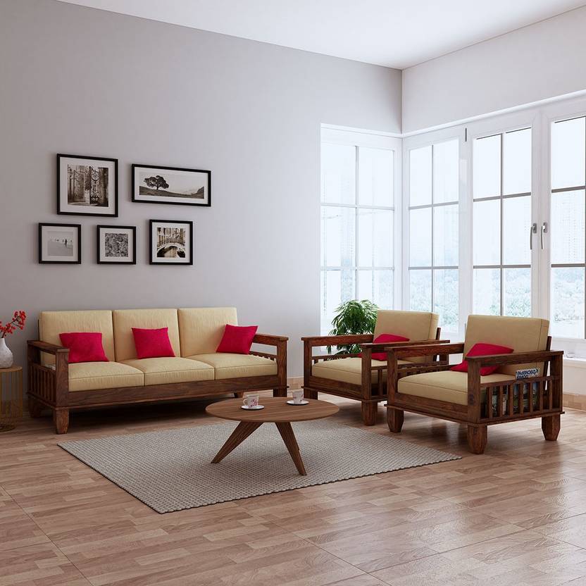 Flipkart Perfect Homes Jessy Fabric 3 + 1 + 1 Sofa Set Price in India