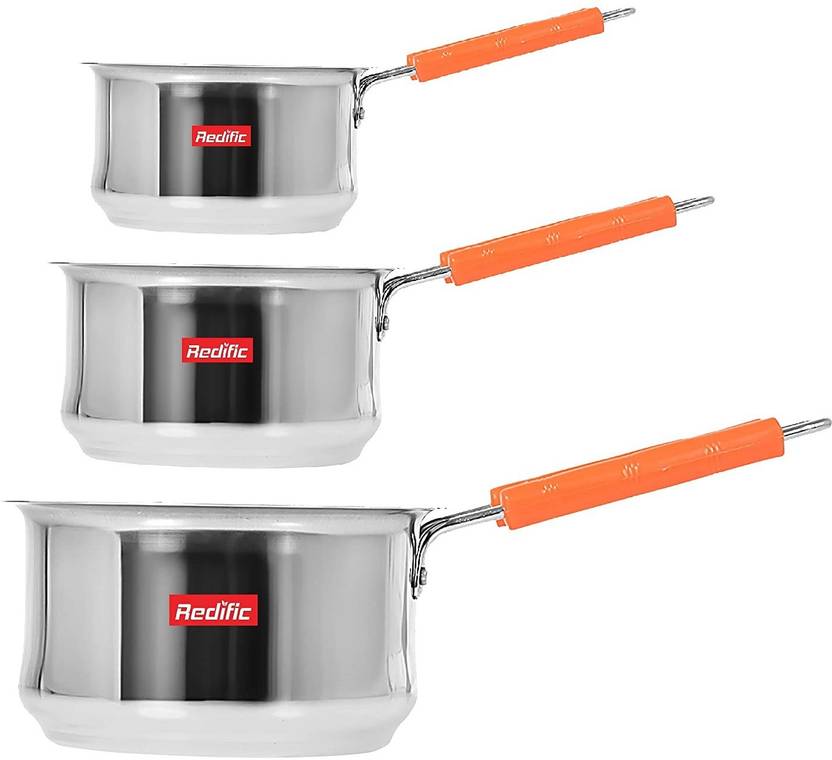 Redific Saucepan Set Sauce pan for Tea Pan saucepan combo steel