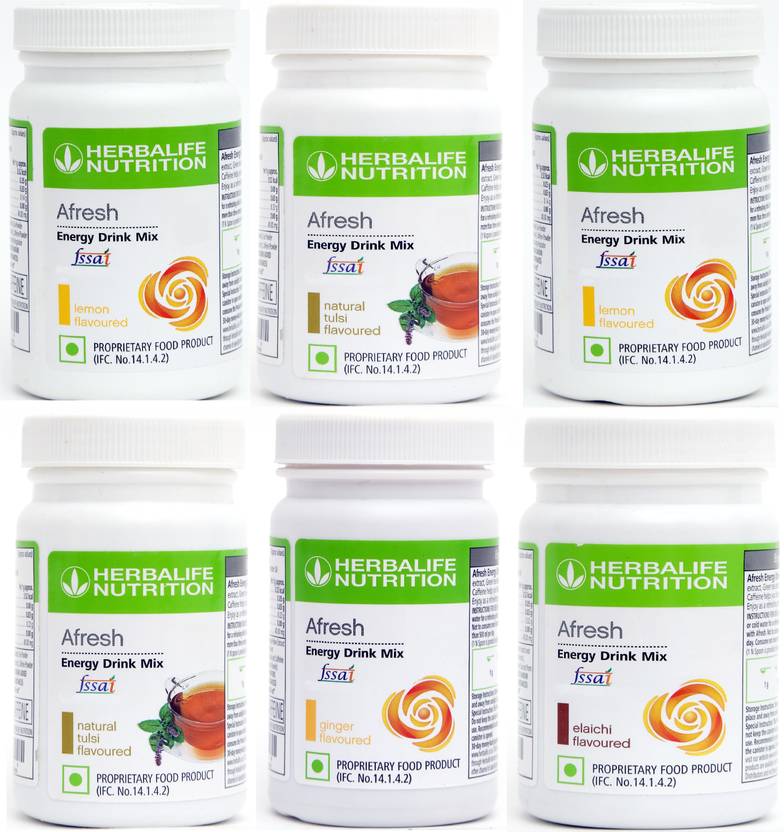 Herbalife Nutrition Afresh Energy and Nutrition Drink 2 LEMON2 TULSI