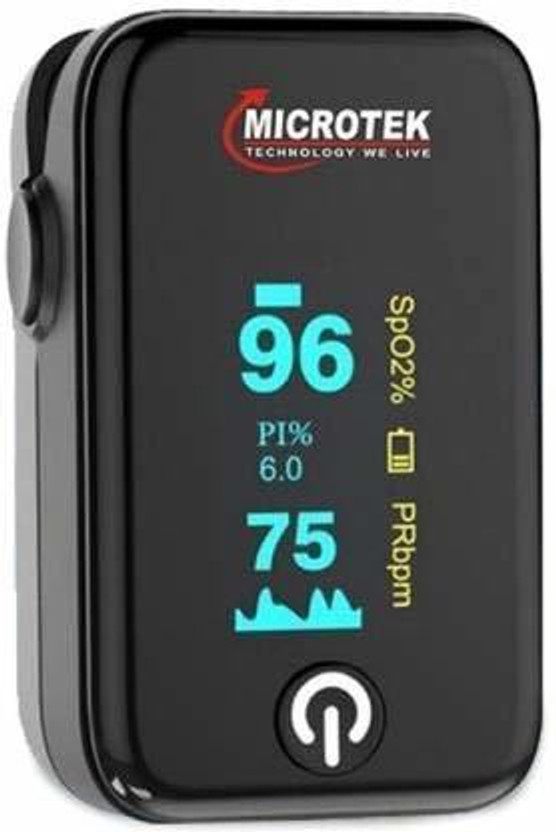 Microtek Pulse Oximeter Pulse Oximeter(Black)