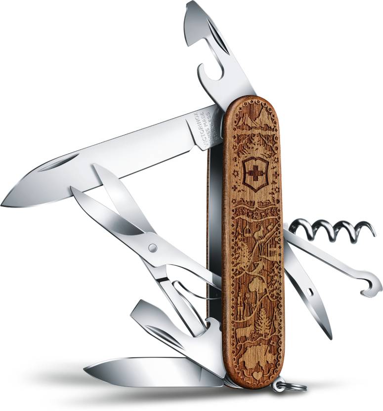 Victorinox Swiss Army Knife Climber Wood Swiss Spirit Special Edition, 91 mm 12
