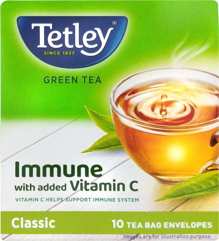 tetley Immune with Added Vitamin C Green Tea Bags Box Price in India Buy tetley Immune with