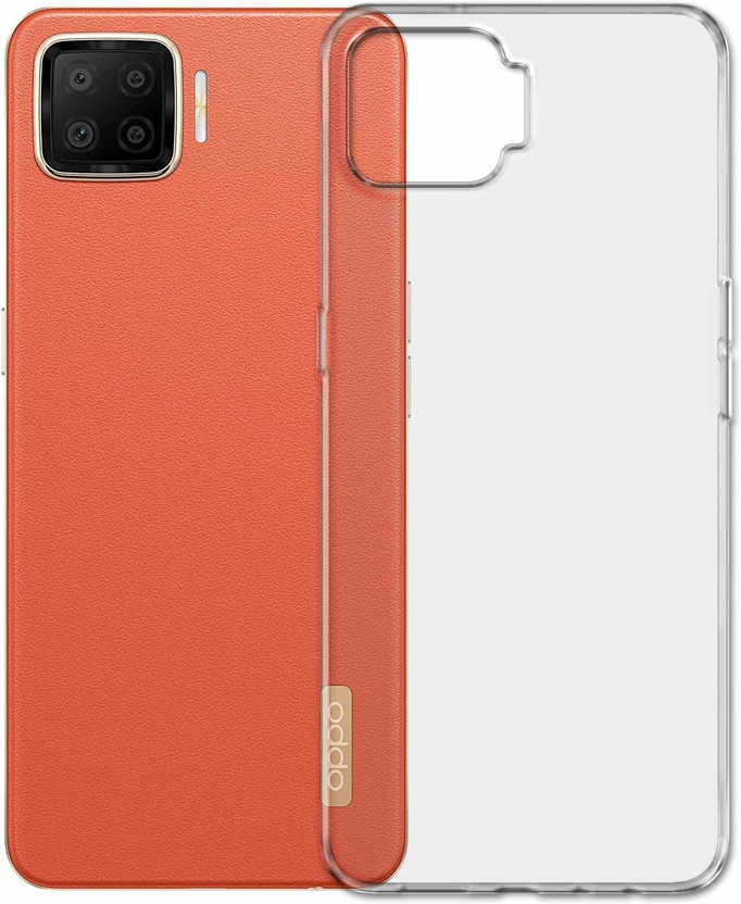 Vojica Back Cover for Oppo F17(Transparent, Grip Case, Silicon, Pack of: 1)
