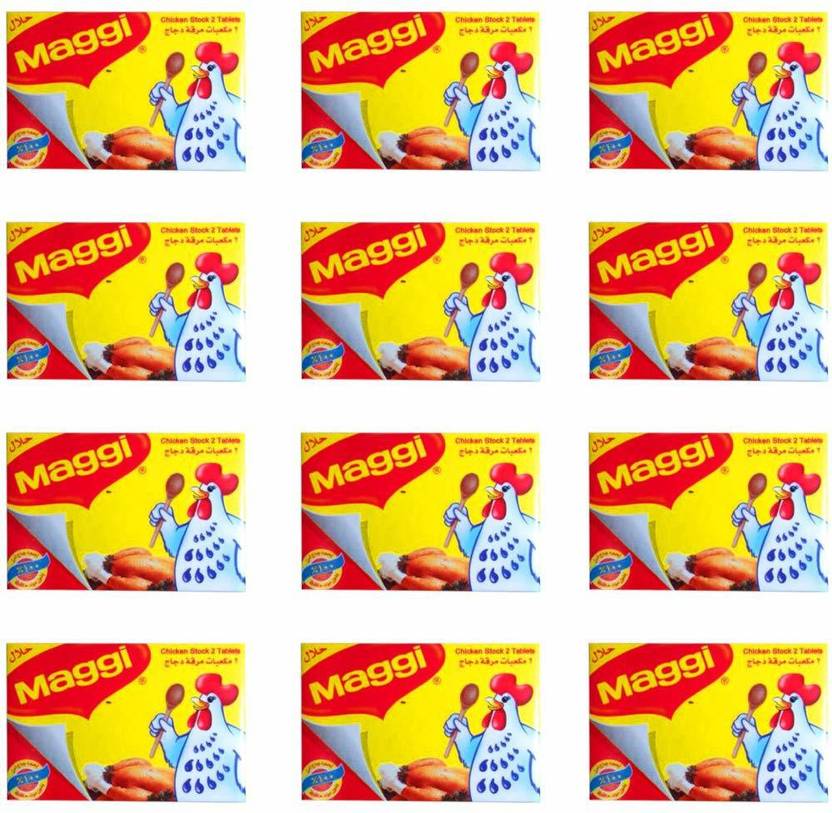 Maggi chicken Chicken Stock Cubes ( Halal & Imported ) 12 Cubes (12*20g