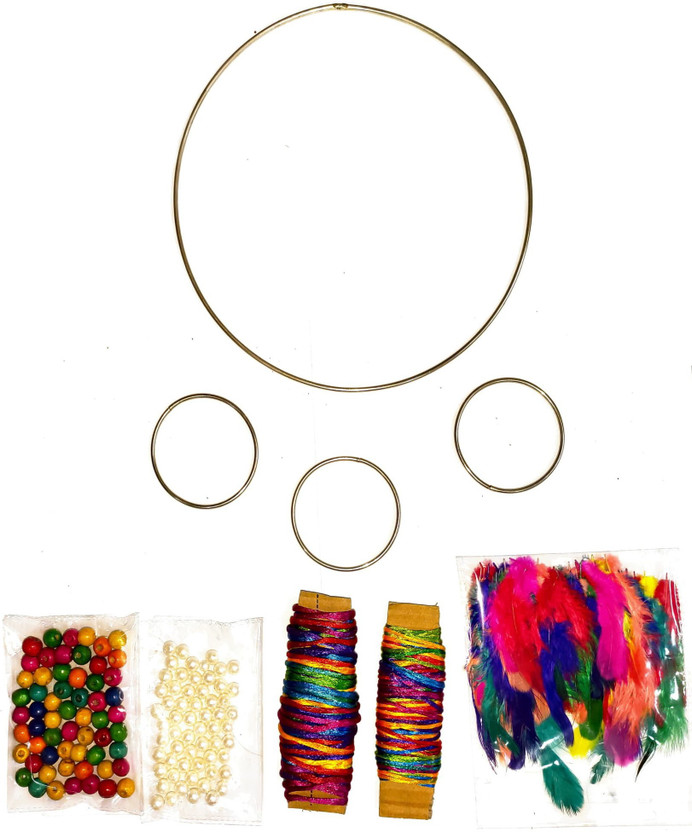 KHUSHA CREATIONS DIY Dream Catcher Making Kit / Make Your Dreamcatcher / Hobby Craft