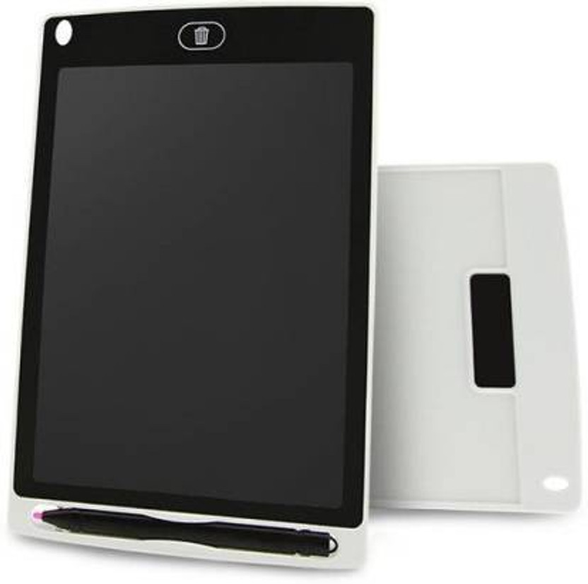 Maadi LCD Re-Writing Slate Write Learning Tablet Playing Learning & Study for Kids.(White)