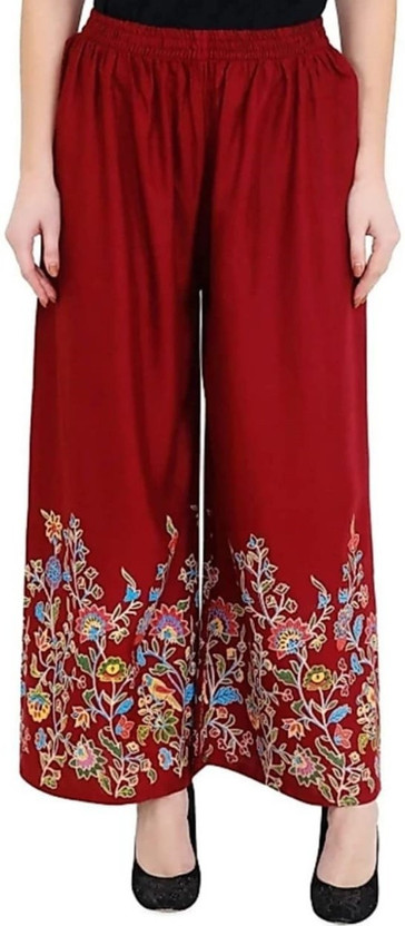 nice nice wonder Relaxed Women Maroon Trousers - Flipkart Deal