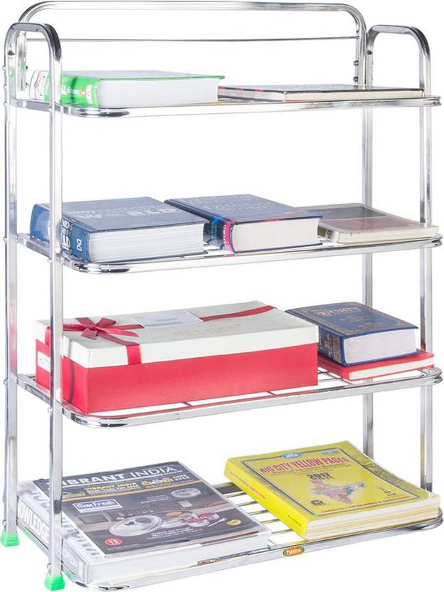 Flipkart Perfect Homes Studio Metal Open Book Shelf Price in India