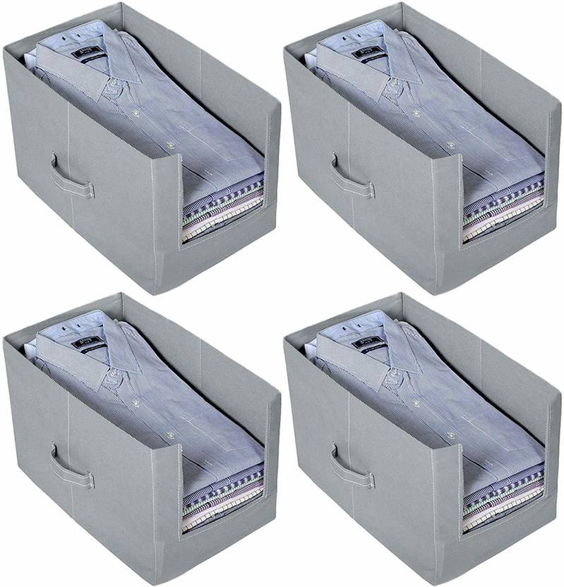 AYOG Shirt organizer storage box for clothing organizer ,Almirah organizer Storage Boxes for