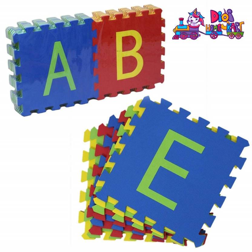 DIGI HomeKart 26 Pieces Alphabet Floor Mats For Kids Interlocking digi-homekart-26-pieces-alphabet-floor-mats-for-kids-interlocking