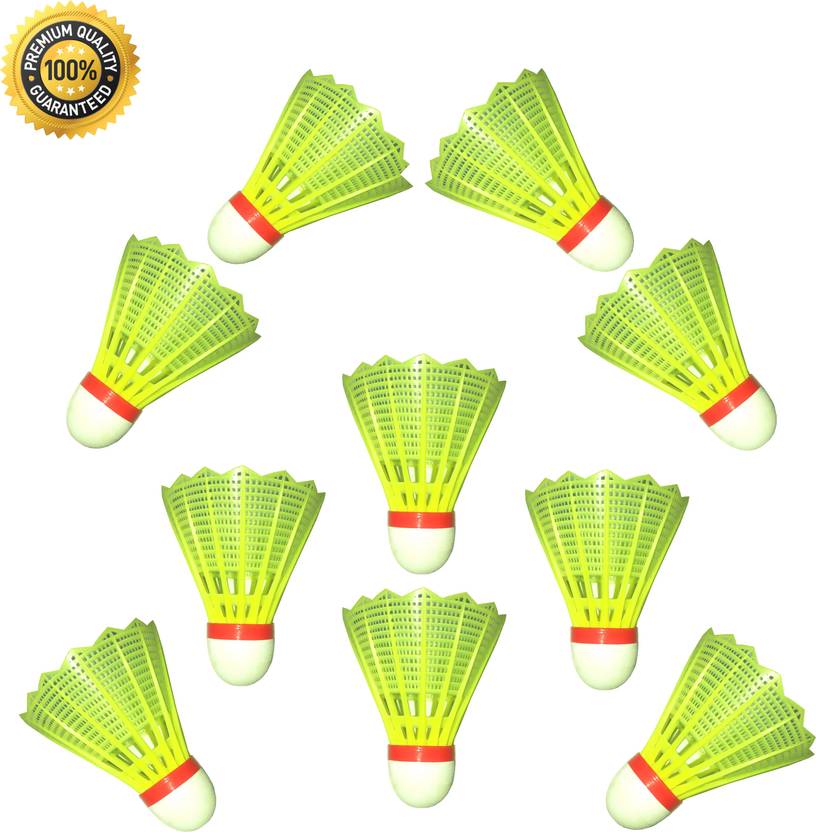 Bixxon Badminton Nylon Shuttlecock Excellent Flight & Match Play Pack of 6 Nylon Shuttle