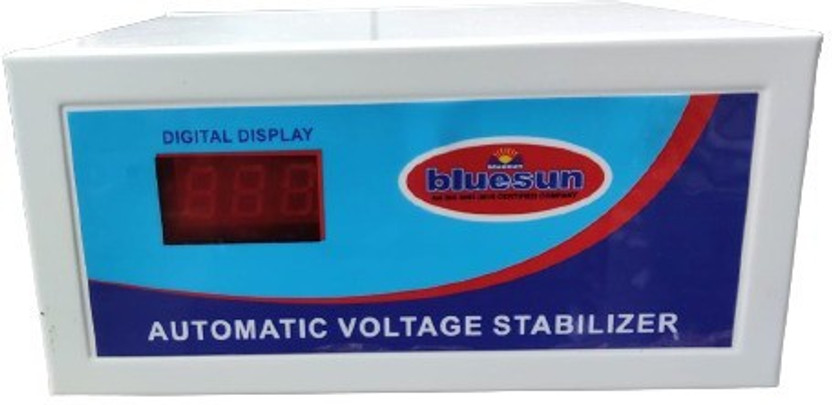 BLUESUN 100V 0.5 KVA Automatic Voltage Stabilizer 100-280V Time Delay High Low Cut Off(White)
