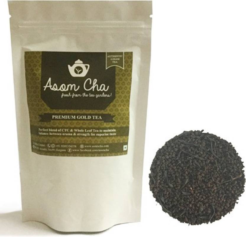 asom cha Premium Gold Tea | 1kg [500 Cups] | Perfect Blend of Assam CTC ...
