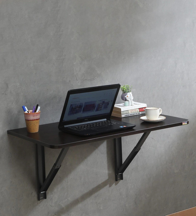 Woodware sky Engineered Wood Study Table(Wall Mounted, Finish Color - Wenge, DIY(Do-It-Yourself))