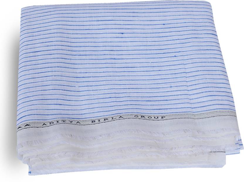 Linen Club Linen Striped Shirt Fabric Price in India - Buy Linen Club ...