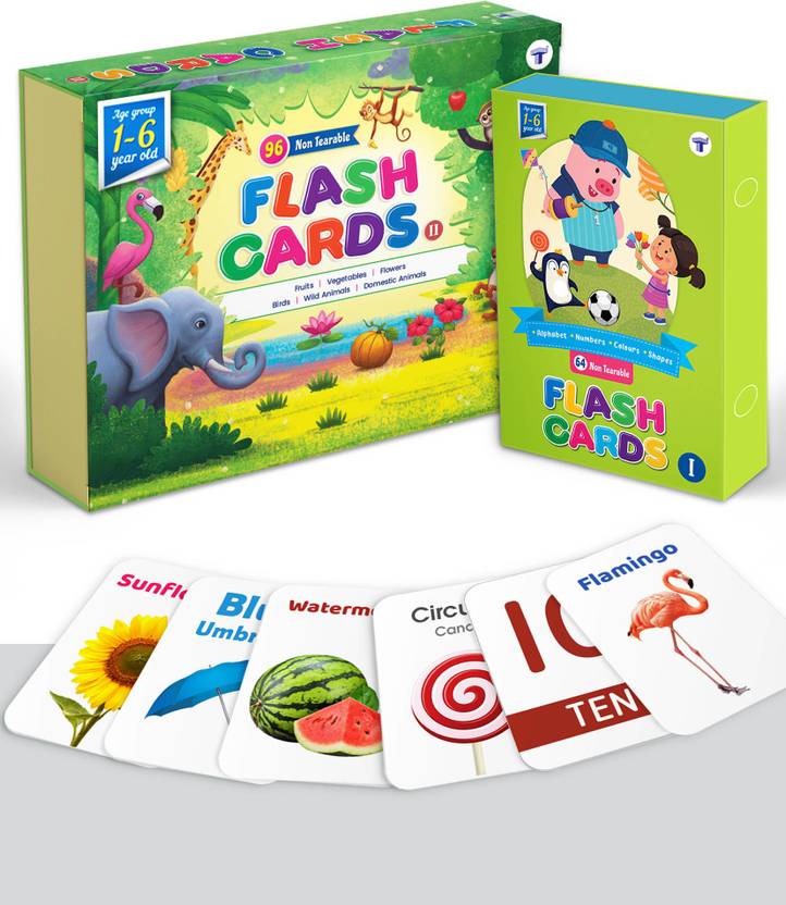 Target Publications Flash Cards for Kids Combo Pack of 160 Non