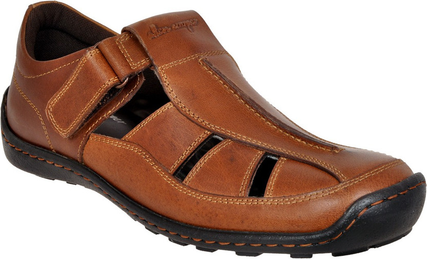 Allen Cooper Men Tan Sandals - Buy 