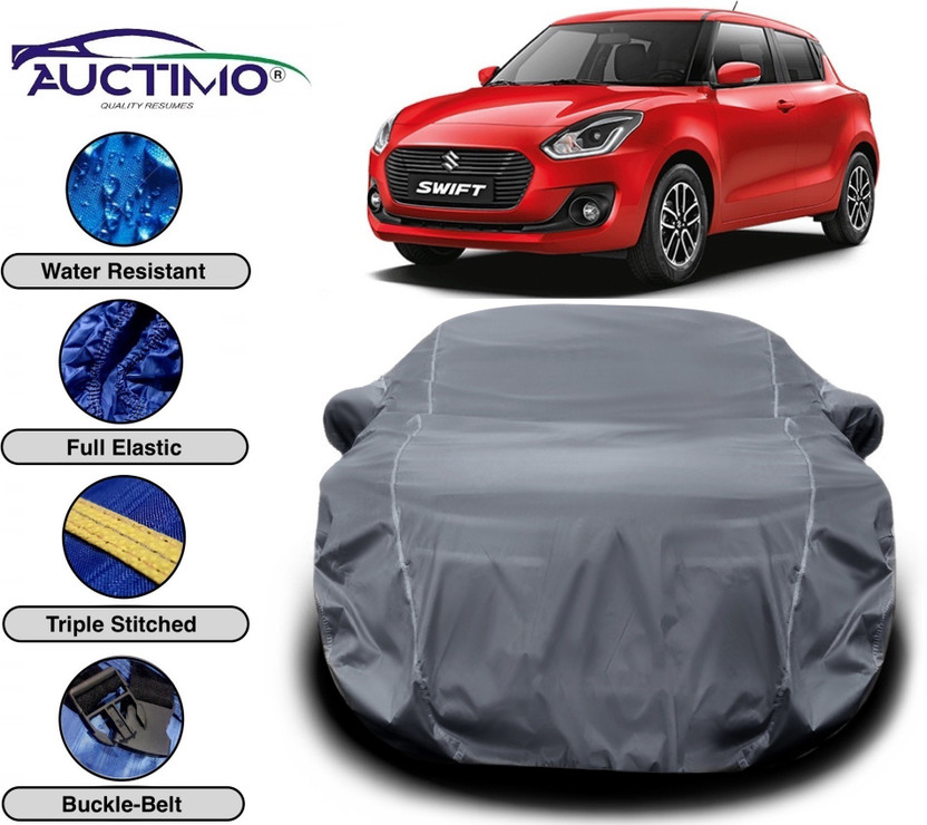 AUCTIMO AUCTIMO Car Cover For Maruti Suzuki Swift RS (With Mirror Pockets)(Grey) - Flipkart Deal